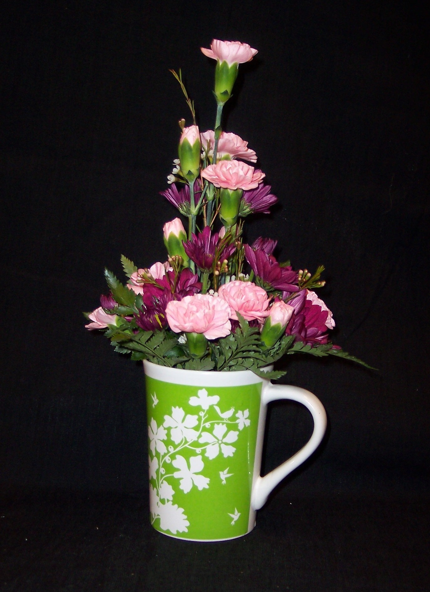 Floral Mug Arrangement - Click Image to Close